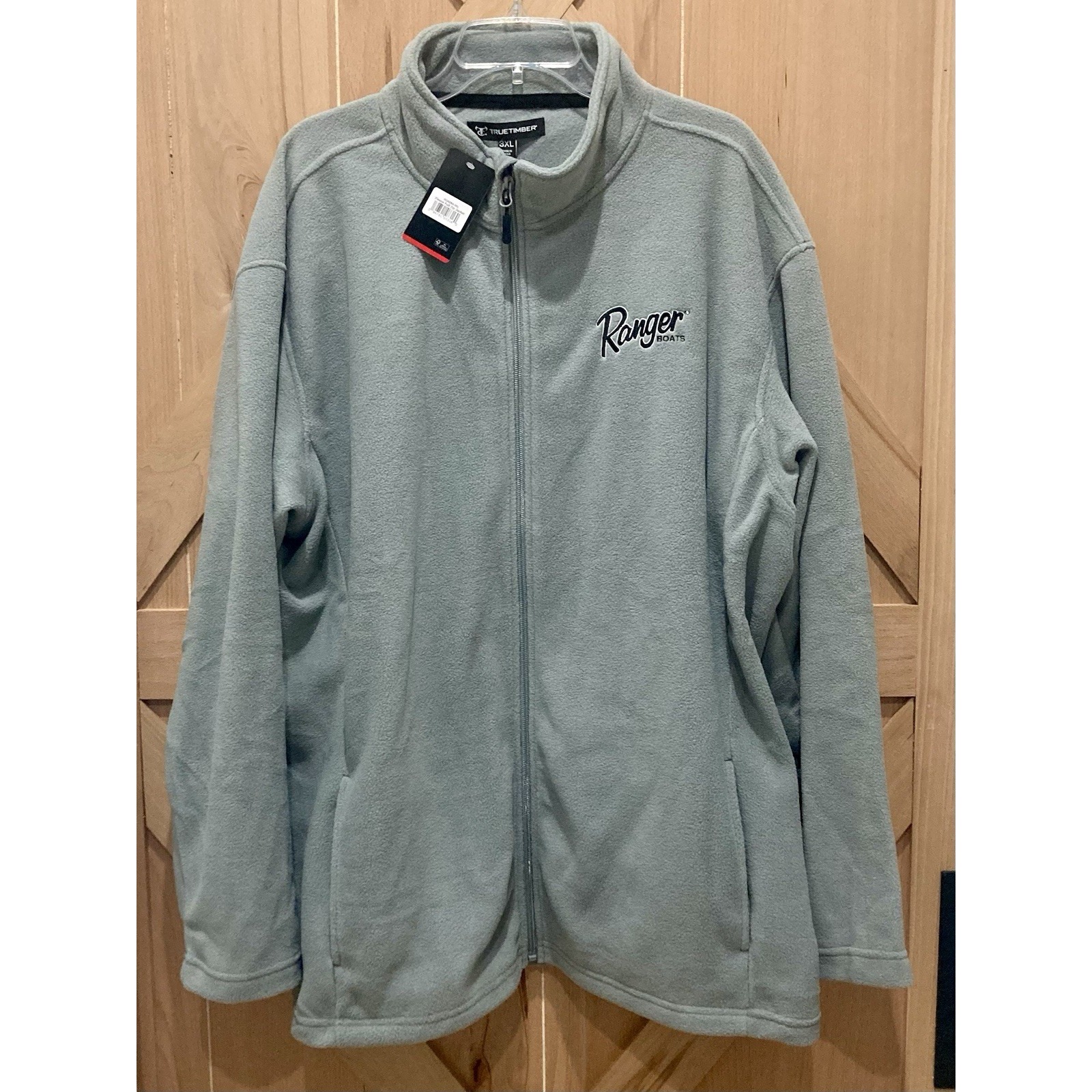 Nwt Ranger Boats 3xl Gray Full Zip Fleece Performance Mens Jacket New